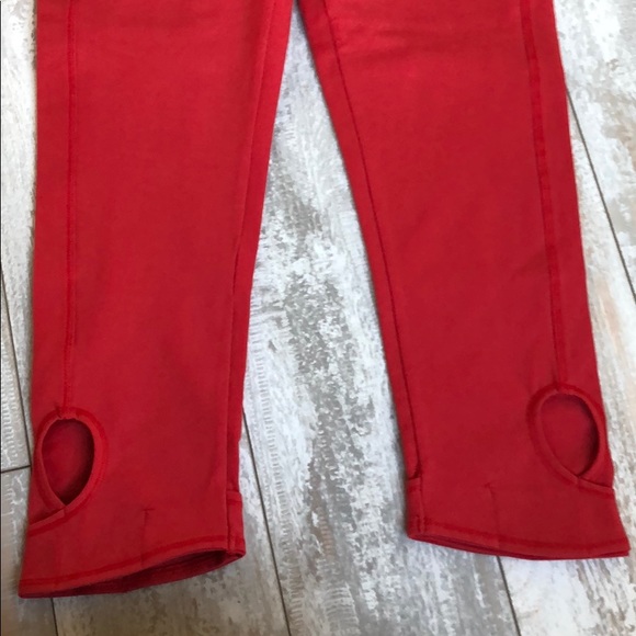 Alternative “Move” Red Keyhole Leggings.1949 - Picture 5 of 6